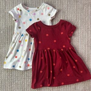 Bundle of 2 Cat & Jack T-Shirt Dresses - 2T